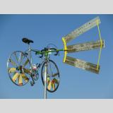 Giro /Fahrrad als Windrad